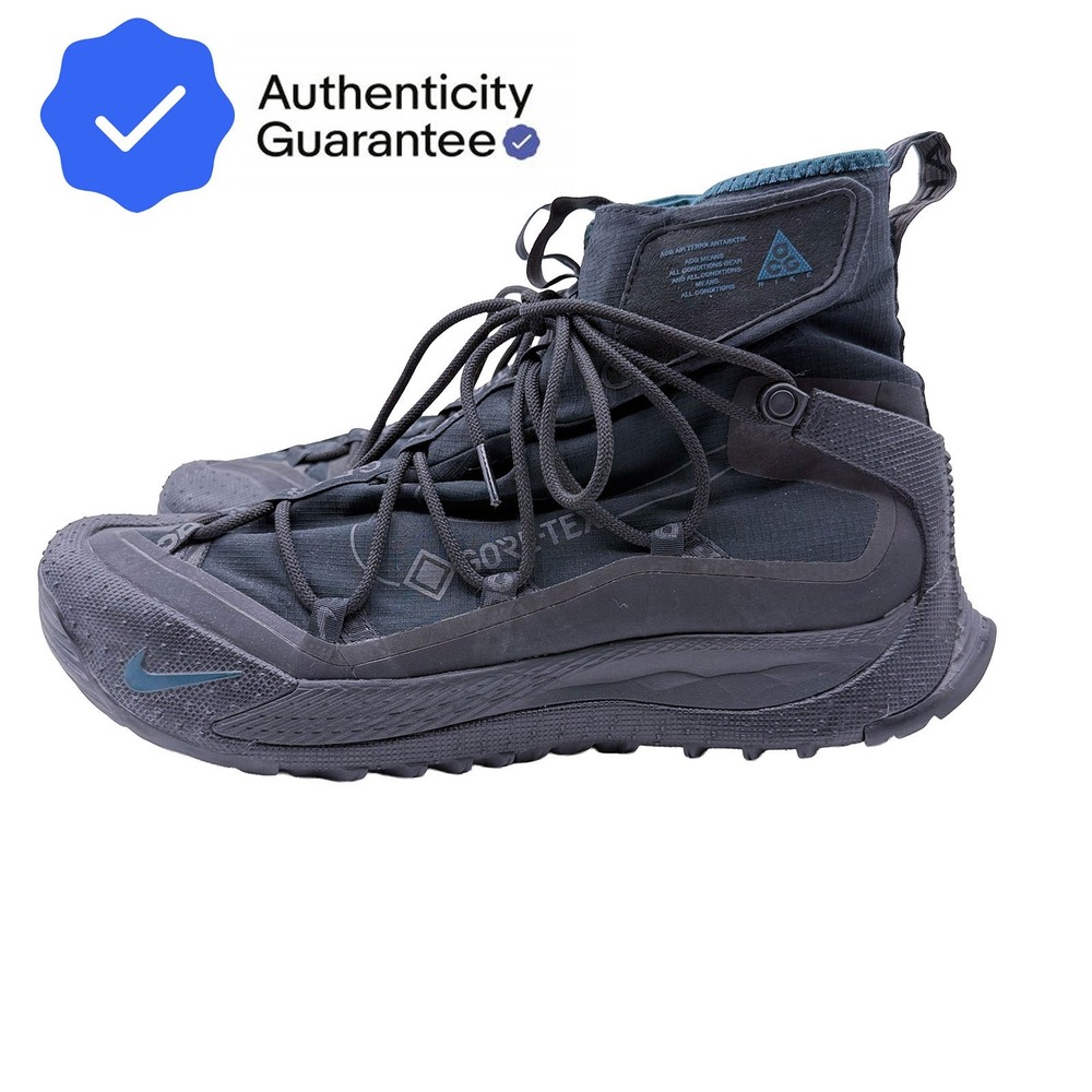 Nike ACG Air Terra Antarktik Gore-Tex Anthracite Hiking Boots Men's US Size 10.5